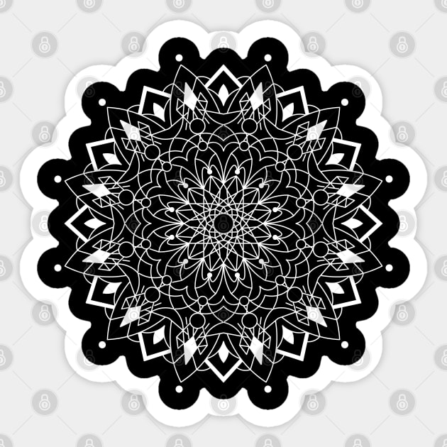 Mandala Flower Sticker by CelestialStudio
